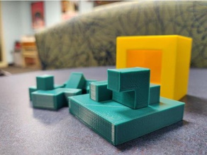 cube puzzle itération 3d print model - Mito3D