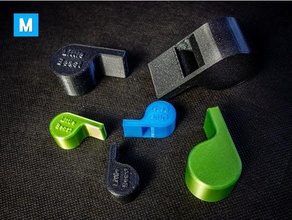poco bestia - mini silbato La impresión en 3d de la prueba prusa los juguetes 3d print model - Mito3D