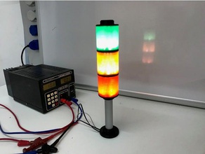 stackable andon lantern ampel machine light 3d printer parts cnc lamp status indicator led traffic 3d print model - Mito3D