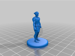 dnd characters prisoners miniature 3d print model - Mito3D