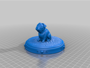 gizmo pug 3d print model - Mito3D