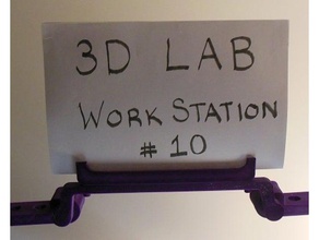 ender 3 workstation titolare del nome di tag staffa postazione lavoro 3d print model - Mito3D