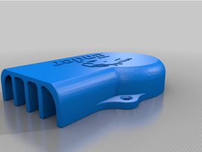 ender 3 pro power supply fan silencer logo 3d print model - Mito3D