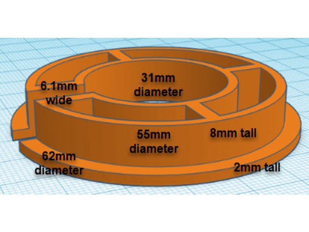 55 mm makara tutucu ender3 pro 3 ender 3D print model - Mito3D