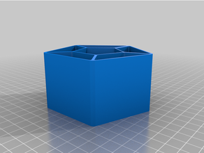 measurment pentagon cup Messung-tool Seife volume 3d print model - Mito3D