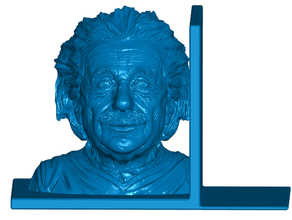 einstein serre-livres gauche à droite albert 3d print model - Mito3D