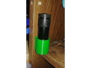 rod flashlight holder tools 3d print model - Mito3D