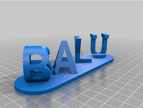 balu customized 3d print model - Mito3D