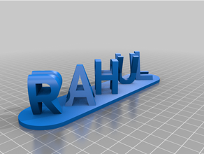 rahul customized 3d print model - Mito3D