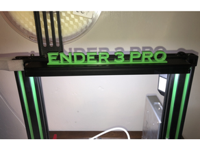 ender 3 pro piastra frontale 3d print model - Mito3D