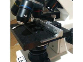 celestron cm800 clones microscope abbe condenser holder upgrade labs cm-800 dark field darkfiels 3d print model - Mito3D