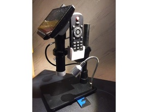 remote-Halter hayear hy-1080 Mikroskope Kamera Halter Mikroskop Fernbedienung remote-Halterung 3d print model - Mito3D
