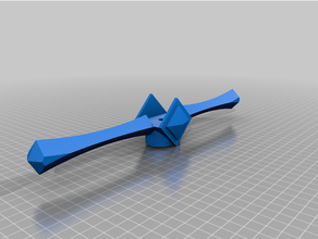 starrazer handle cosplay weapon critical role 3d print model - Mito3D