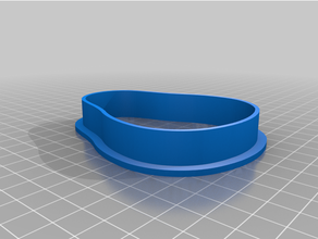 avocado cookie cutter 3d print model - Mito3D