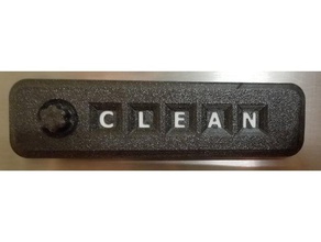 dishwasher clean dirty sign kitchen 3d print model - Mito3D