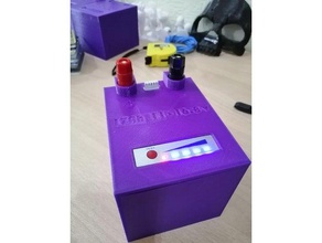 lithium rechargeable tourist battery 250 wh 17 ah 18650 holder case alternative energy tourism 3d print model - Mito3D