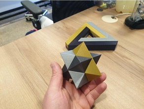 star - eshcer's solid eshcer puzzle 3d print model - Mito3D