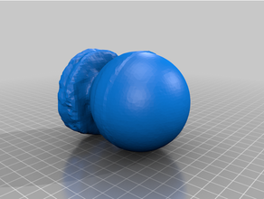 implosão de chocolate esfera bolo biscoito digitalização 3d Digitalização em 3d print model - Mito3D