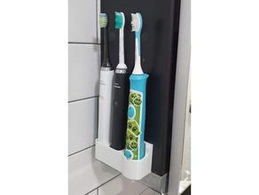 brosse à dents sonicare stand 2 diamond clean + 1 enfants philips-brosse 3d print model - Mito3D