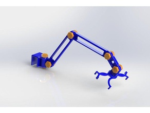 yet another phone holder a50 arm articulating bed movable 3d print model - Mito3D