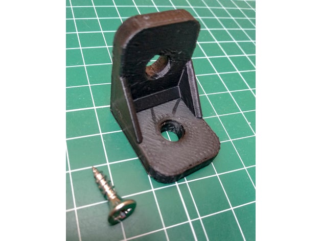 reinforced corner bracket 20mm 3D print model - Mito3D