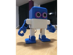modificaci n cabeza y brazos para otto A impressão 3d insani loja mecanismo robô robótica 3d print model - Mito3D