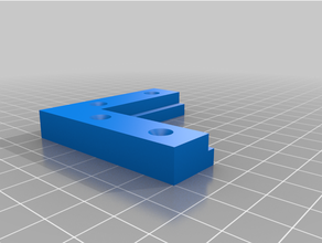 stop bracket magnets lasercutter 3d print model - Mito3D