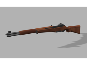 playmobil compatível m1 garand rifle exército alemão arma brinquedo eua a guerra ww2 3d print model - Mito3D