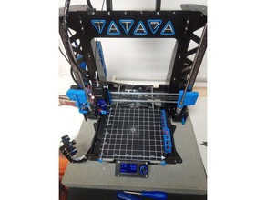 tatara cornice logo foro del telaio il 3d print model - Mito3D