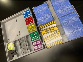 fantastico fabbriche - inserto di ricambio gioco da tavolo boardgames inserti vassoio 3d print model - Mito3D