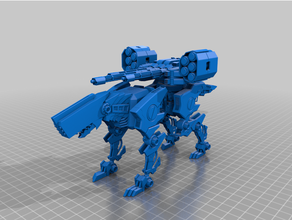 cão messa sci-fi gratuito scifi 3d print model - Mito3D