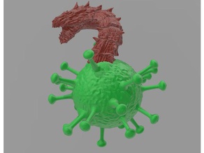 reservatórios de vírus worm biologia coronavírus 3d print model - Mito3D