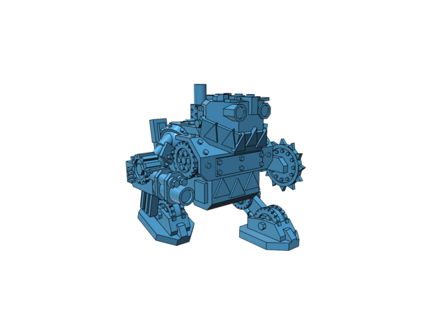 épico ork stompa de 40k 3D print model - Mito3D