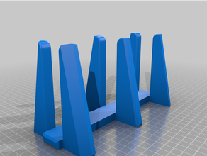 upright laptop stand holder vertical 3d print model - Mito3D