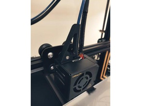 cr-10 micro swiss hot end filament tube guide accessories bracket cable creality ptfe wire 3d print model - Mito3D