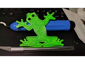 grenouille accessoire de keychain remix animal la gousset clé anneau porte-clés 3d print model - Mito3D