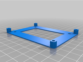 dakab mount plate kab amp boards dayton audio kab230v3 kab250 kab250v3 stackable 3d print model - Mito3D