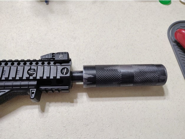 crosman sbr silencer crosman dpms sbr 3D print model - Mito3D