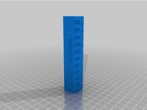 petg di calibrazione su misura 3d print model - Mito3D