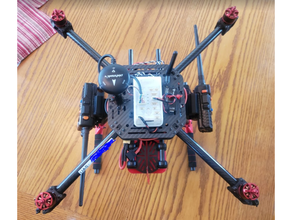 walkie-talkie s500 do quadro de montagem baofeng uv-5r drone hovergames nxphovergames 3d print model - Mito3D