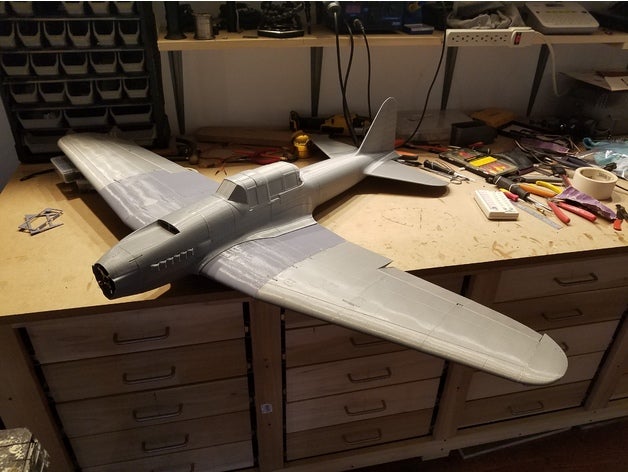 il-2 sturmovik - wing servo-Anschluss 3dlabprint 3D print model - Mito3D