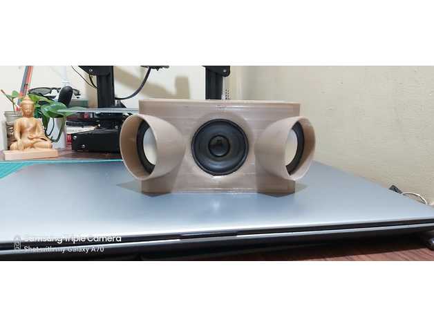 3d printed bluetooth stereo speaker 3D print model - Mito3D