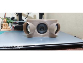 Die gedruckten 3d-bluetooth-stereo-Lautsprecher 3d print model - Mito3D