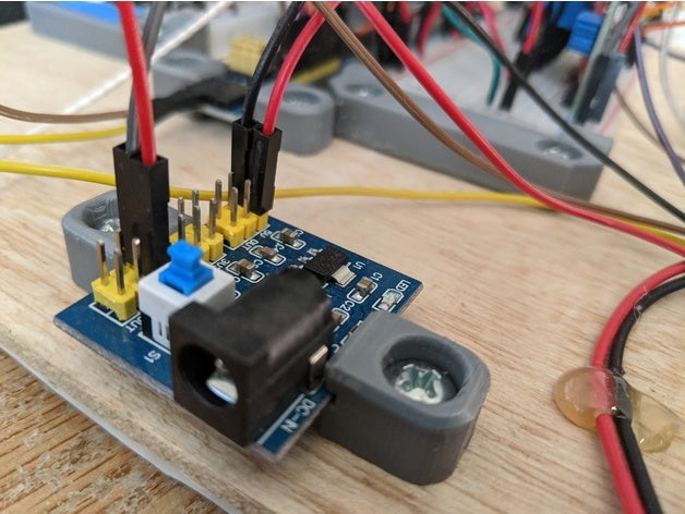 pcb screw-down-clip - Elektronik pcb-Halter prototyping 3D print model - Mito3D