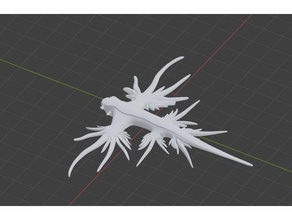 glaucus atlanticus sea slug 3d print model - Mito3D