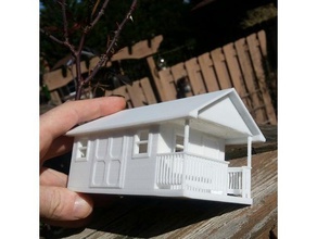 garden shed 3d print model - Mito3D