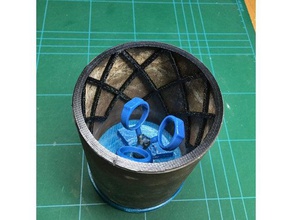 flask liner customizable casting lost pla wax metal 3d print model - Mito3D