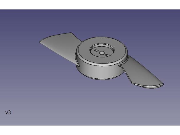 elektrikli dıştan takma v3 2 3 4 bıçaklar pervane 3D print model - Mito3D