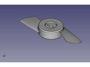 elektrikli dıştan takma v3 2 3 4 bıçaklar pervane 3d print model - Mito3D