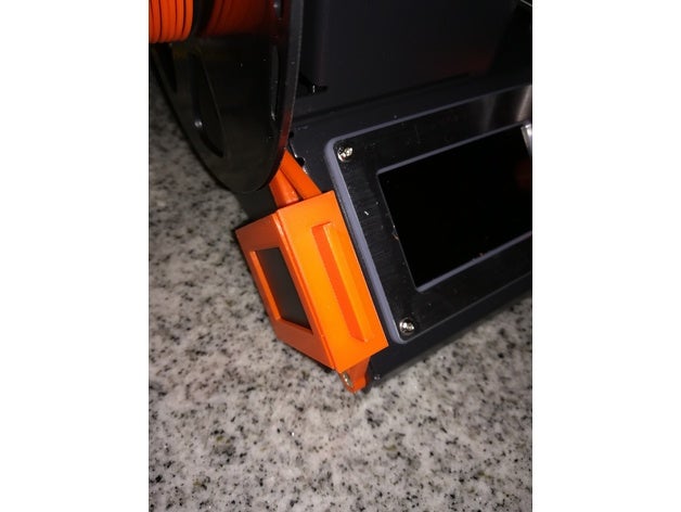 toz kapağı monoprice seçin mini harici sd kart sahibi kapak plakası modifiye 3D print model - Mito3D